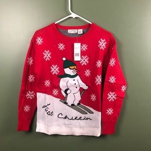 Just Chillin’ Ugly Christmas Sweater Women’s M